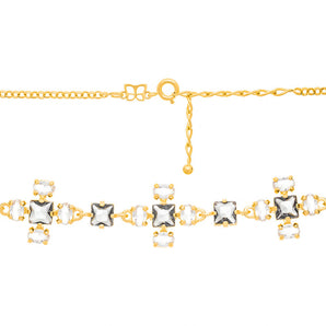 GOLD CHAIN WITH CRYSTAL