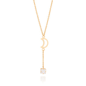GOLD CHAIN WITH ZIRCONIA
