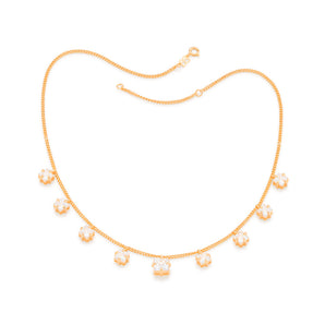 GOLD CHAIN WITH ZIRCONIA