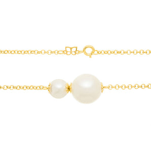 GOLD CHAIN WITH PEARL