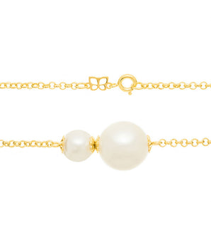 GOLD CHAIN WITH PEARL