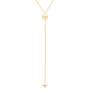 GOLD CHAIN WITH ZIRCONIA