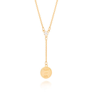 GOLD CHAIN WITH ZIRCONIA