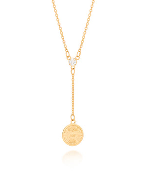 GOLD CHAIN WITH ZIRCONIA