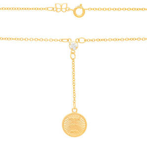 GOLD CHAIN WITH ZIRCONIA