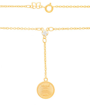 GOLD CHAIN WITH ZIRCONIA