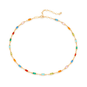 GOLD CHAIN WITH CRYSTAL