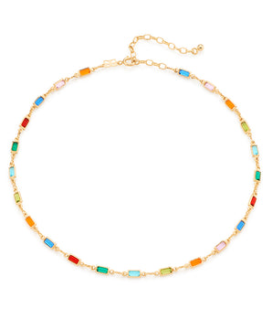 GOLD CHAIN WITH CRYSTAL