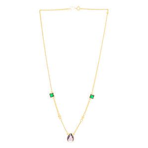 GOLD ULTRA VIOLET NECKLACE
