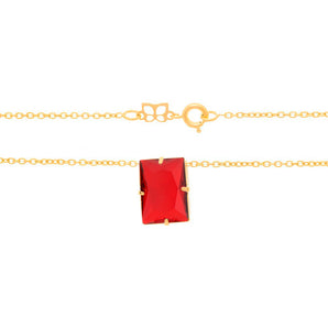 GOLD CHAIN WITH CRYSTAL