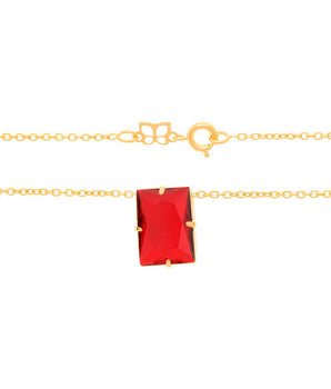 GOLD CHAIN WITH CRYSTAL