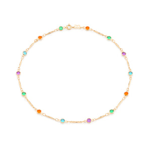 GOLD CHAIN WITH CRYSTAL