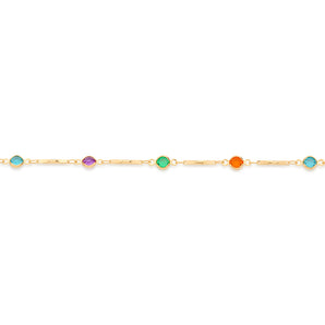 GOLD CHAIN WITH CRYSTAL