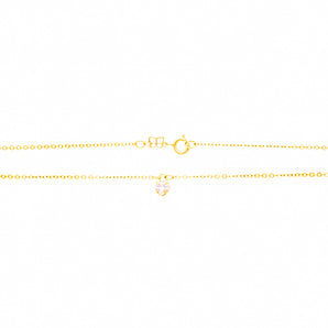 GOLD CHAIN WITH ZIRCONIA