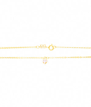 GOLD CHAIN WITH ZIRCONIA
