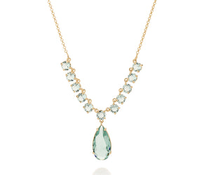GOLD CHAIN WITH CRYSTAL