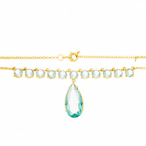 GOLD CHAIN WITH CRYSTAL
