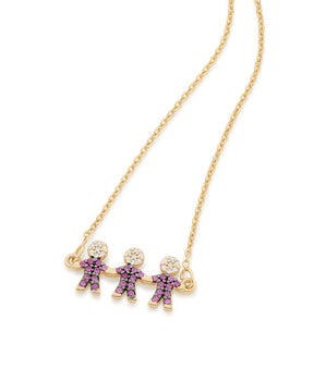 GOLD CHAIN WITH ZIRCONIA