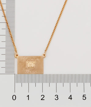 GOLD MAMA BEAR NECKLACE - 1 BEAR