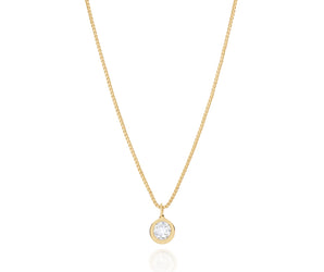GOLD POINT OF LIGHT NECKLACE