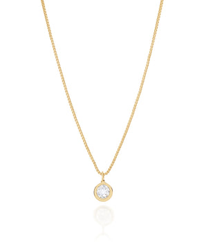GOLD POINT OF LIGHT NECKLACE