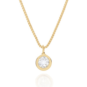 GOLD POINT OF LIGHT NECKLACE
