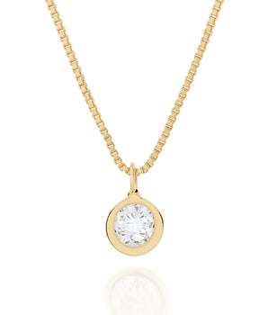 GOLD POINT OF LIGHT NECKLACE
