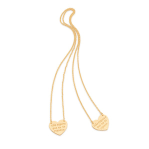 GOLD HEART SCAPULAR
