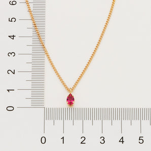 GOLD CHAIN WITH ZIRCONIA