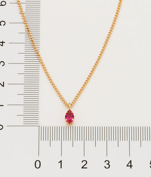 GOLD CHAIN WITH ZIRCONIA