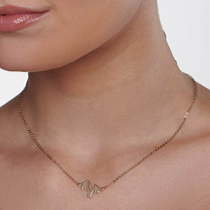 GOLD PALM TREE NECKLACE