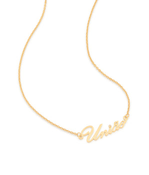 GOLD UNIÃO (UNITY) NECKLACE