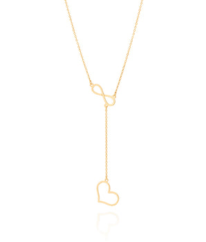 GOLD FOREVER LOVE Y-NECKLACE