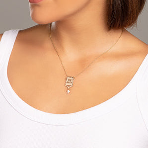 GOLD CHAIN WITH ZIRCONIA