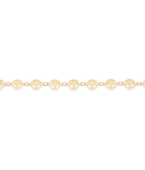 GOLD TREE OF LIFE CHOKER