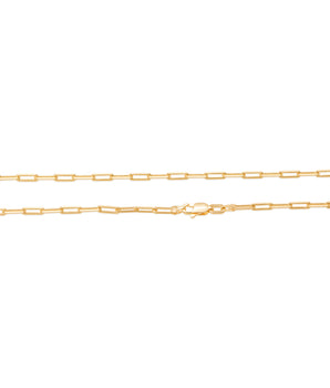 GOLD PLATED PADLOCK LINK CHAIN