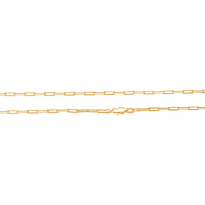 GOLD PLATED PADLOCK LINK CHAIN
