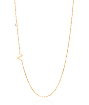 GOLD LETTER NECKLACE