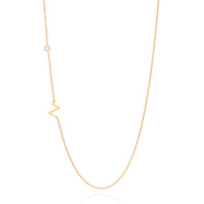GOLD LETTER NECKLACE