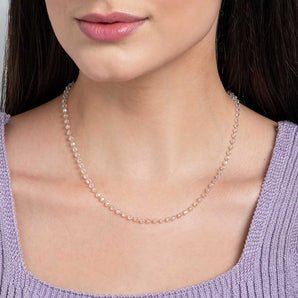 GOLD TRANSPARENT SPHERES NECKLACE