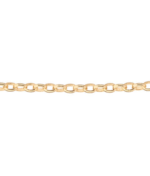 GOLD LARGE CABLE LINK CHAIN NECKLACE