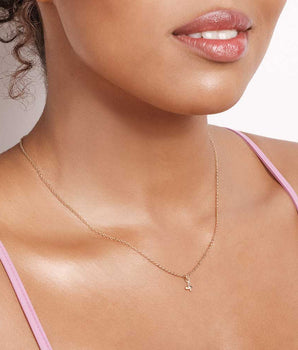 GOLD SMALL BUTTERFLY NECKLACE