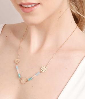 GOLD POSITIVE VIBES NECKLACE