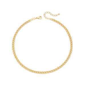 GOLD DOUBLE LINK CHAIN CHOKER