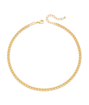 GOLD DOUBLE LINK CHAIN CHOKER