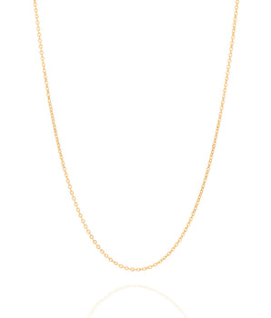 GOLD CABLE LINK CHAIN NECKLACE - 80CM (31.5IN)