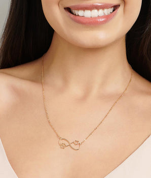 GOLD PETS FOREVER NECKLACE