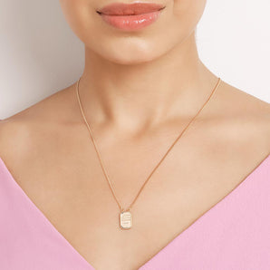 GOLD PHILIPPIANS 4:13 SCAPULAR NECKLACE