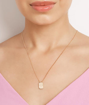 GOLD PHILIPPIANS 4:13 SCAPULAR NECKLACE