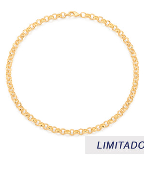 GOLD THICK CABLE LINK CHOKER